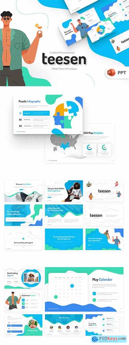 Teesen Fashion PowerPoint Template