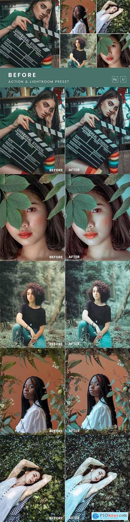 Dark Green Tones Action & Lightroom Preset