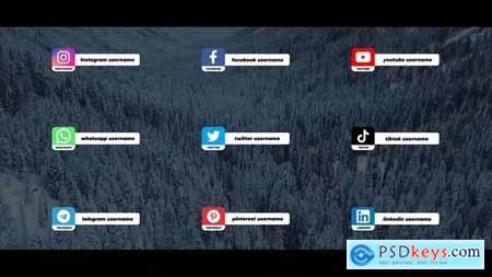 Social Media Lower Thirds For After Effects 36709708