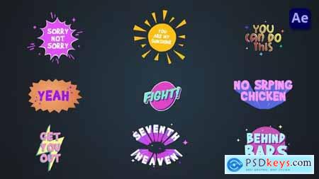 Colorful Cartoon Titles [After Effects] 36730599