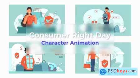 Consumer Right Day Scene Animation Pack 36720217