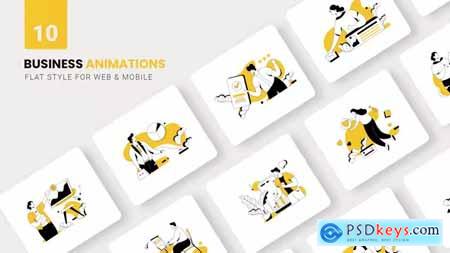 Business Technology Animations - Flat Concept 36703837