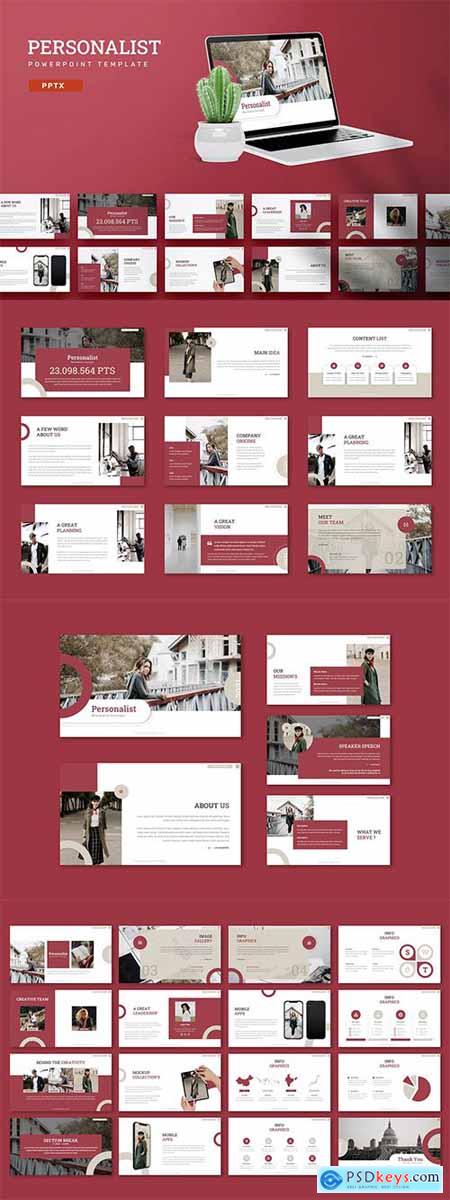 Personalist - Powerpoint, Keynote and Google Slides Template