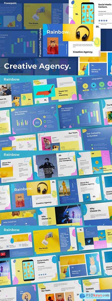 Creative Agency Powerpoint, Keynote and Google Slides Template