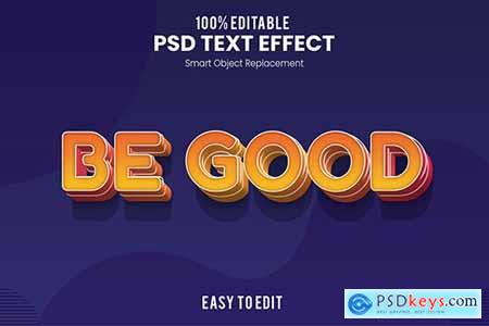 Be Good - Fun 3d Text Effect