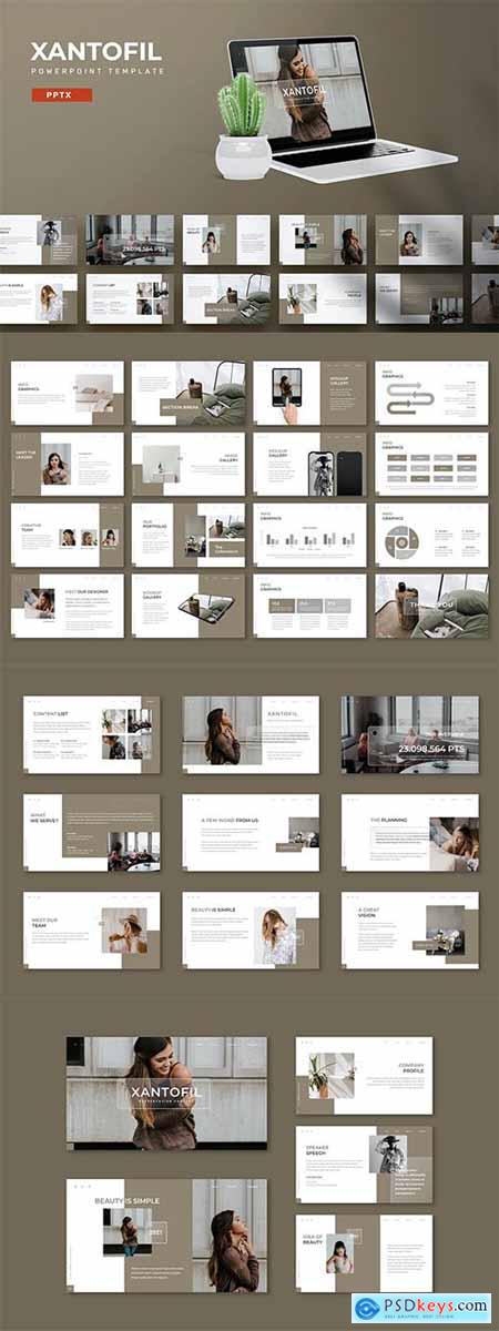 Xantofil - Powerpoint, Keynote and Google Slides Template