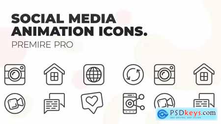 Social media MOGRT UI Icons 36748779