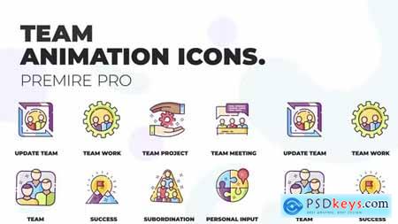 Team & Collaboration Animation Icons (MOGRT) 36748831