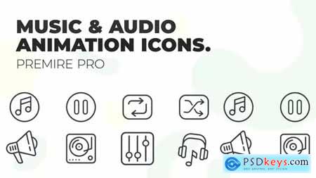 Music & Audio MOGRT UI Icons 36748776
