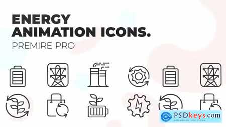 Energy & Renewable MOGRT UI Icons 36748759