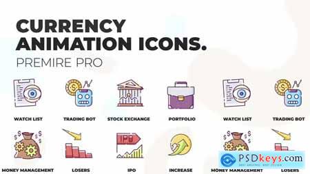 Currency & Exchange Animation Icons (MOGRT) 36748802