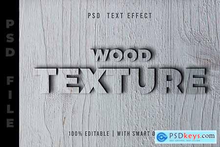 White Wood Text Editable