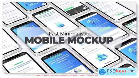 Fast Minimalistic Mobile Mockup 36745499