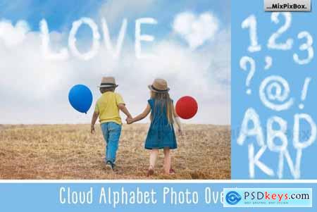 Cloud Alphabet Photo Overlays 6043491