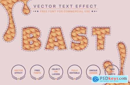 Bast - Editable Text Effect, Font Style 6923340
