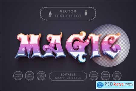 Magic Unicorn - Editable Text Effect 6823347