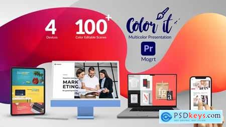 Color it Multicolor Web and App Promo for Premiere Pro 36730707