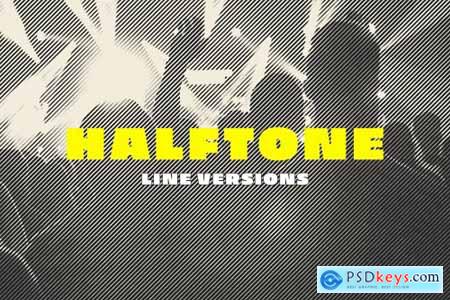 Halftone Lines Photo Effect 7088111