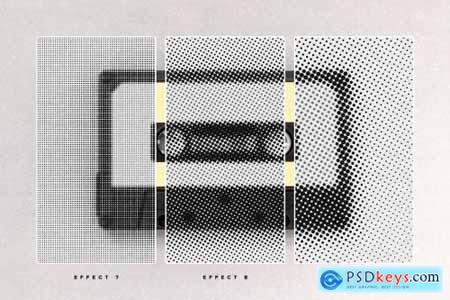 Halftone Photo Effects Pack 7088600