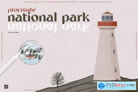 National Park Stamp 6665068