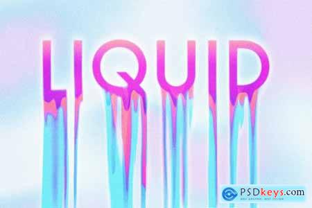 Neon Liquid Text Effect 7087948