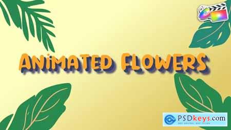 Animated Flowers for FCPX 36744292