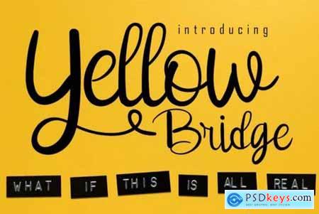 Yellow Bridge Script Font