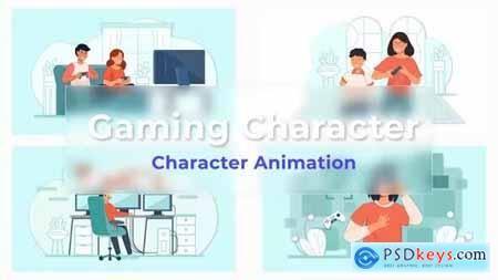 Gaming character Animated Scene Pack 36766715