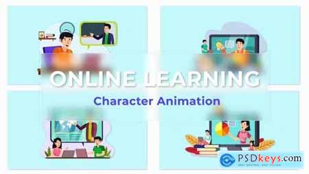 Online Learning Animation Scene Pack 36814352