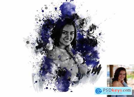 Ink Reveal Art Photoshop Action 7095170