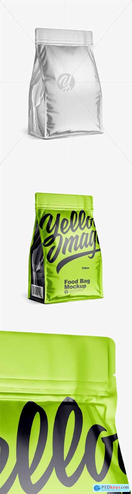 Glossy Food Bag Mockup 35826