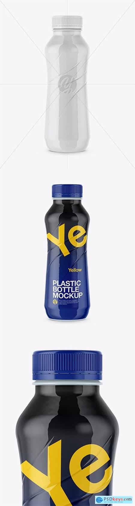 330ml Plastic Bottle in Shrink Sleeve Mockup 25649