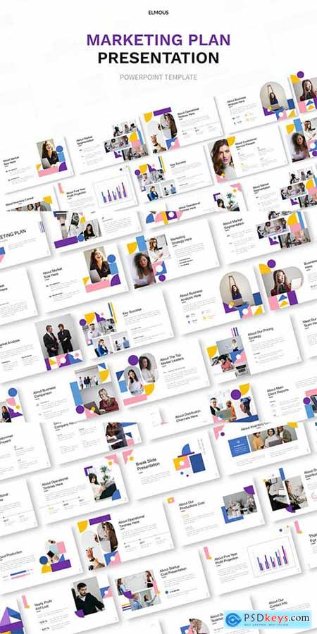 Marketing Plan Powerpoint, Keynote and Google Slides Template