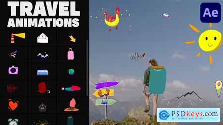Travel Stickers for After Effects 36819623