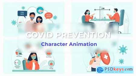 Covid Prevention Explainer And Animation Scene Pack 36858659