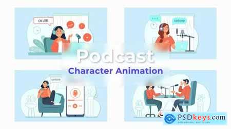 Pod Cast Explainer And Animation Scene Pack 36861972