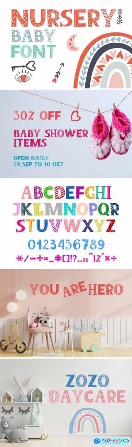 Nursery Baby Font