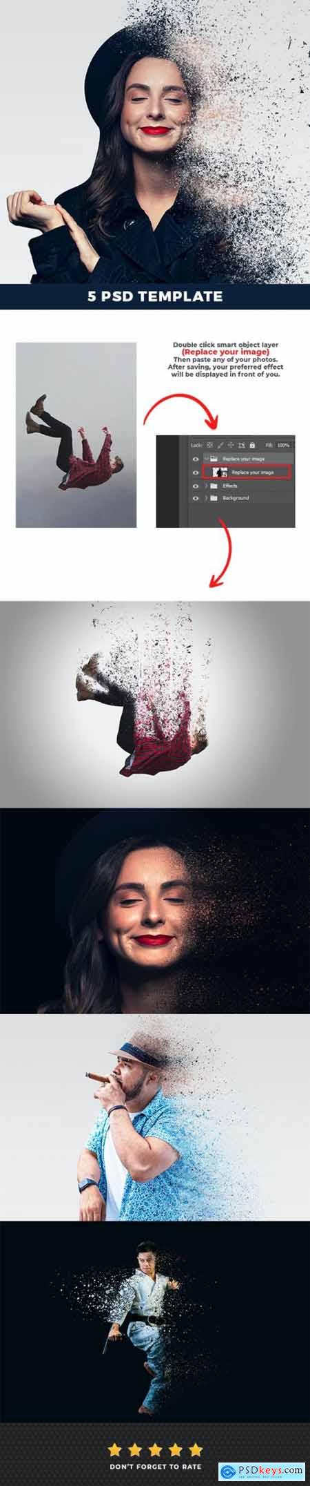 Dispersion Photo Effect Template 36915739