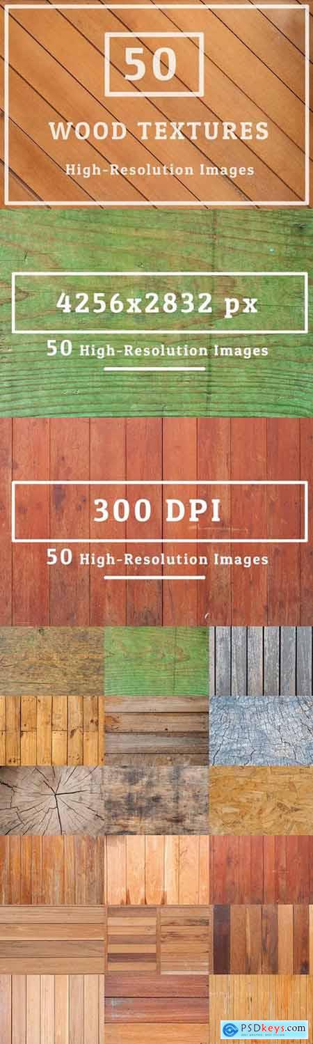 50 Wood Texture Background Set 06