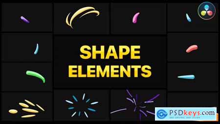 Shape Elements Pack DaVinci Resolve 36475606