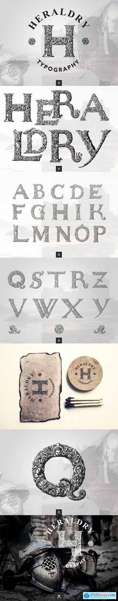 HERALDRY - Typography Set