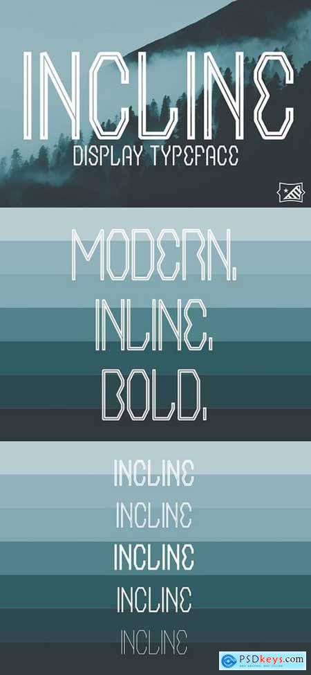 AE Incline - Display Typeface