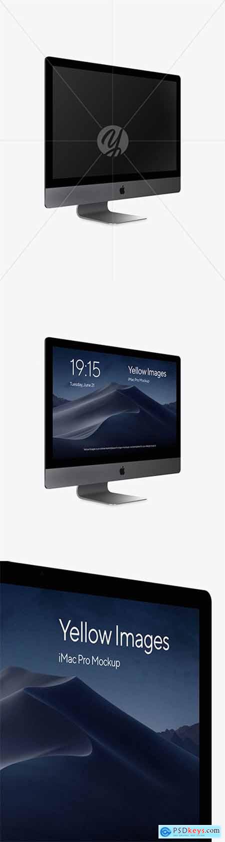 iMac Pro Space Gray Mockup 78987