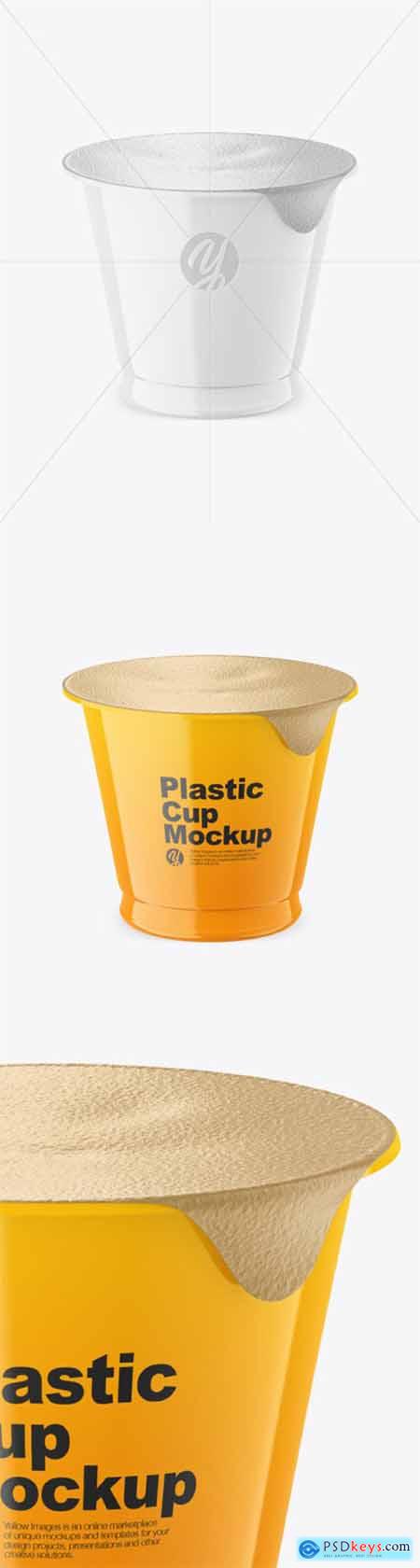 Glossy Plastic Cup Mockup 80852