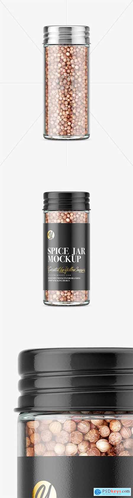 Spice Jar with Coriander Mockup 80834