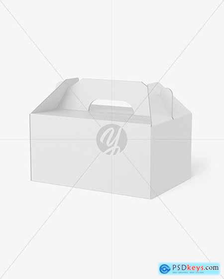 Cardboard Box w- Handle Mockup 88404