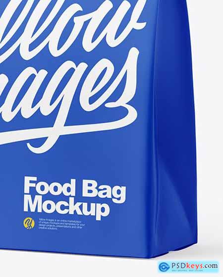 Matte Food Bag Mockup 88444