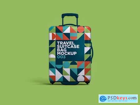 Travel Suitcase Bag Mockup 003