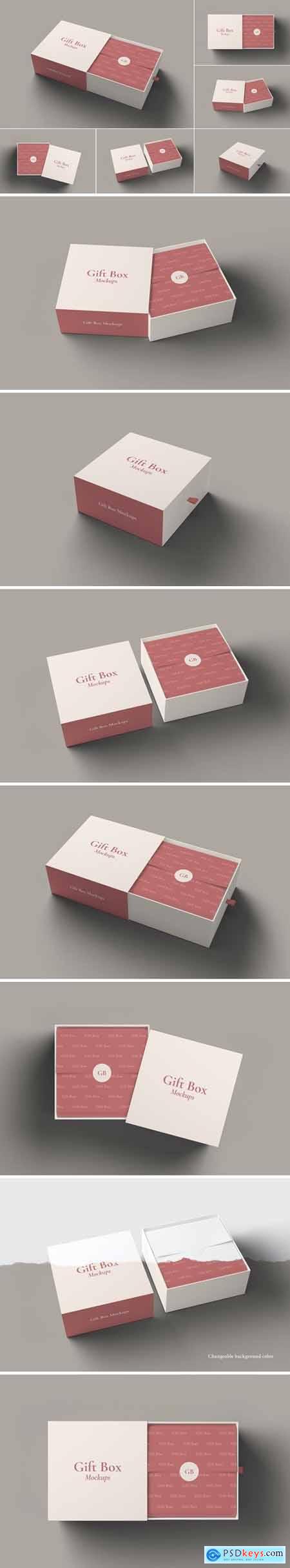 Gift Box Mockups