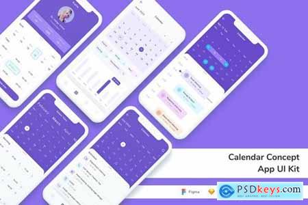 Calendar Concept App UI Kit